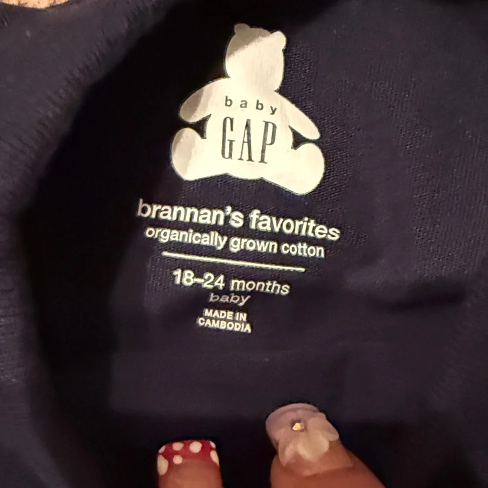 BUNDLE GET 2 Navy & GRAY  LSleeve Kids One-Piece Bodysuit - Embroidered Pocket